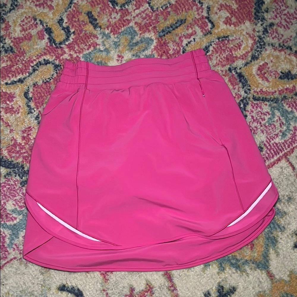 Lululemon Pink Hotty Hot Skirt